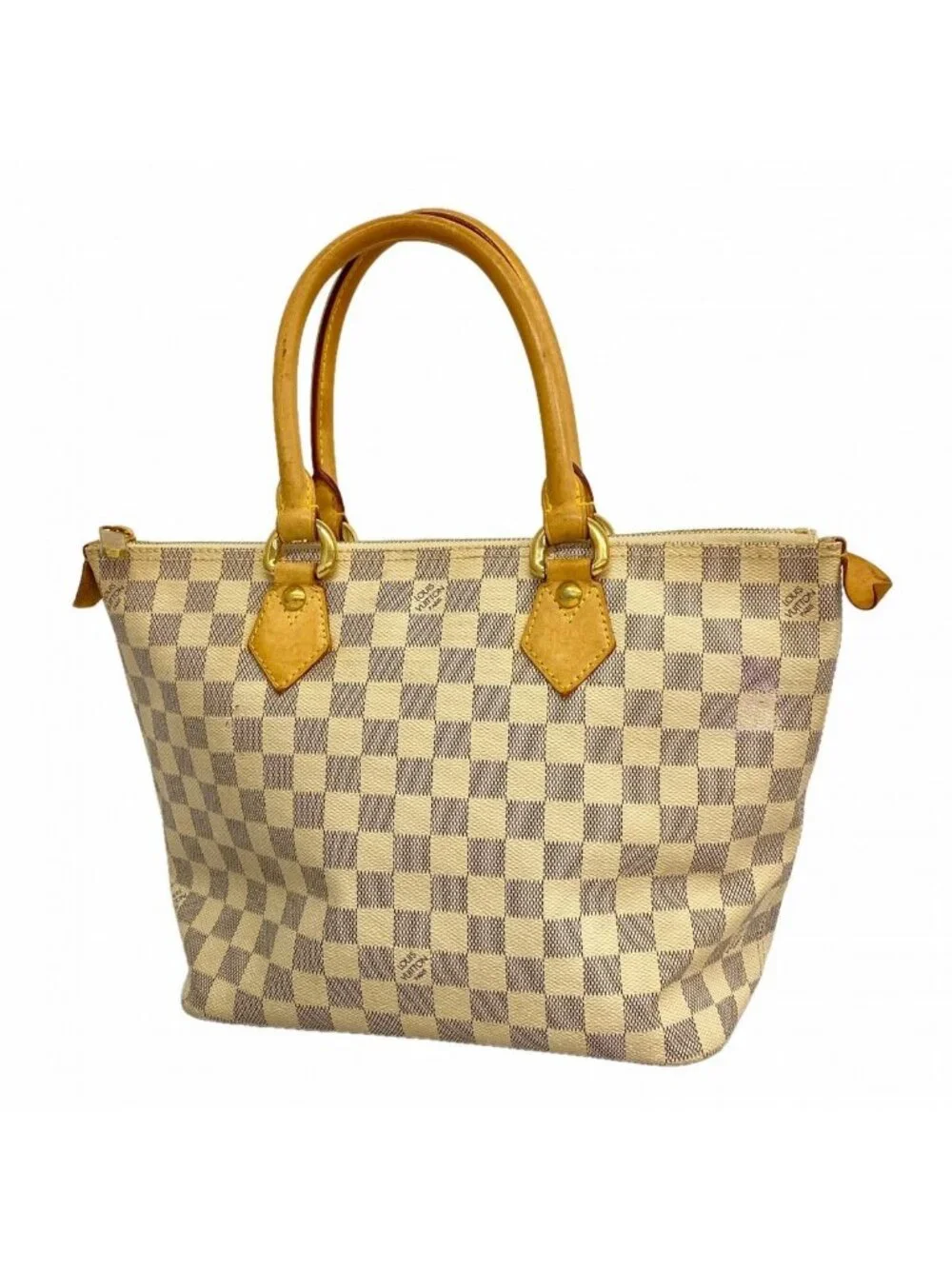 Louis Vuitton Tote Damier Azur Saleya PM White
